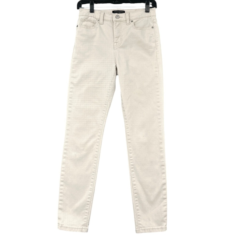 Banana Republic High Rise Skinny Petite Jeans Light Beige Size‎ 25/0 Washwell